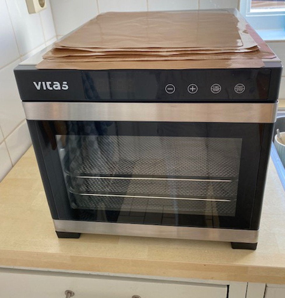 Vita 5 Nobel Pro 6 Voedseldroger  Droogoven en Handboek, Ophalen, Zo goed als nieuw, Minder dan 45 cm