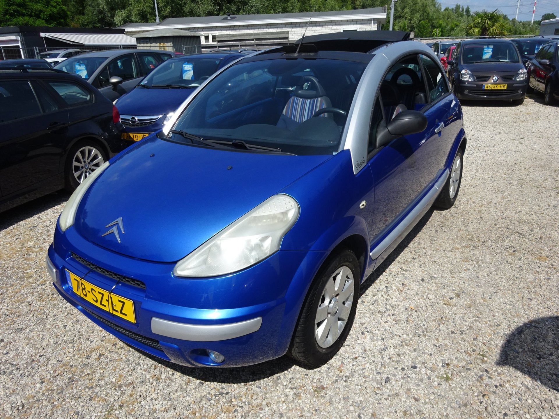 Citroen C3 Pluriel 1.6i-16V Caractère automaat airco 94146, Gebruikt, 4 cilinders, Cabriolet, Origineel Nederlands