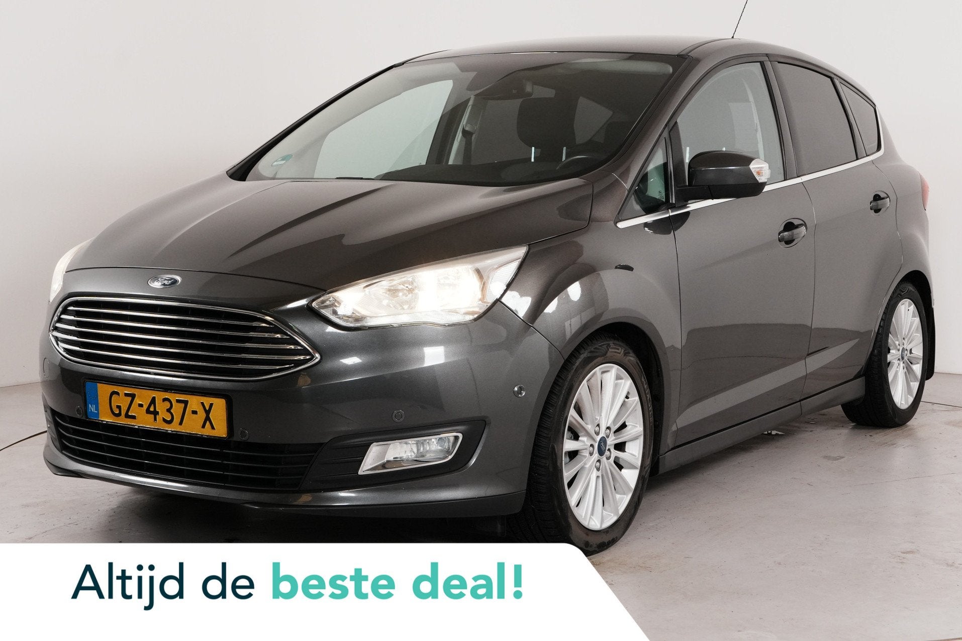 Ford C-MAX 1.0 Titanium | Trekhaak | Cruise | Climate |, Voorwielaandrijving, Stof, Gebruikt, Euro 6