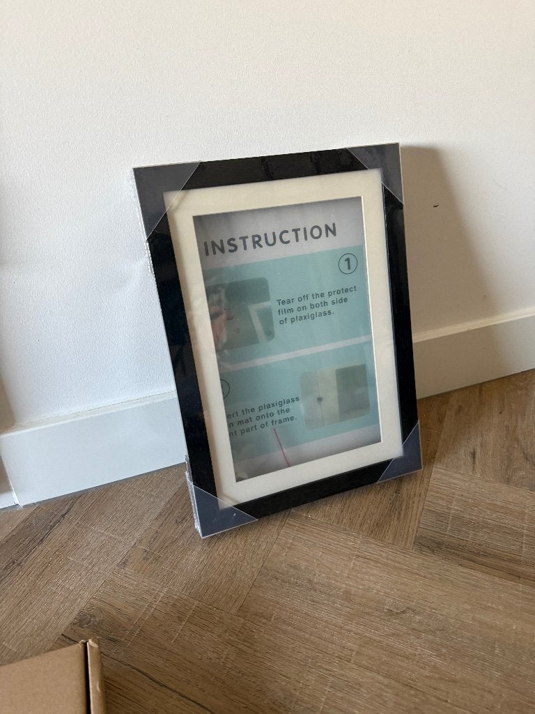 Nieuw zwart hout A4 verwisselbare kindertekening fotolijst, Hout, Nieuw, Ophalen of Verzenden, Wissellijst