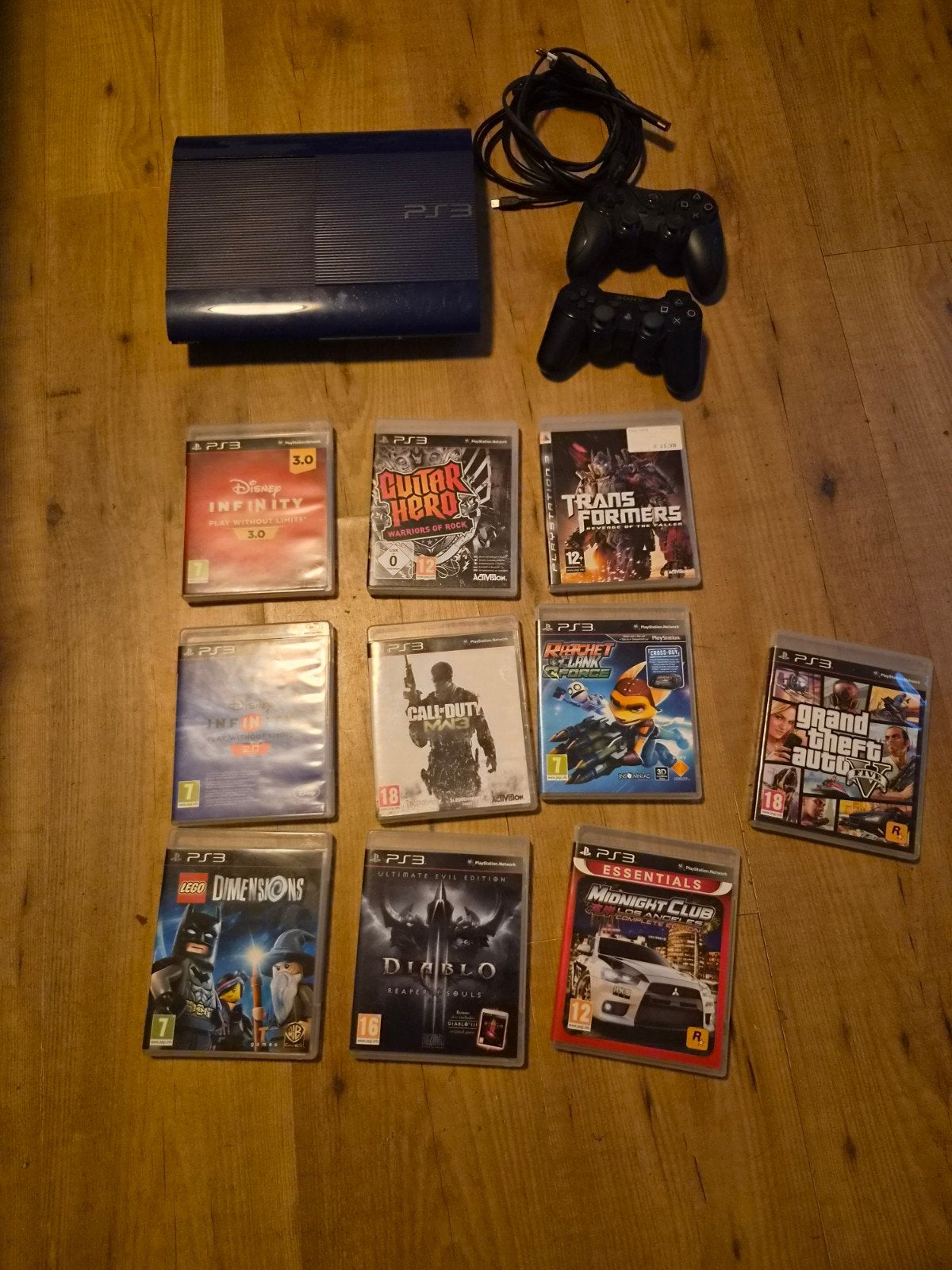 playstation 3 supersimpel 160gb, Spelcomputers en Games, Super Slim, Met 2 controllers, Ophalen of Verzenden, 160 GB
