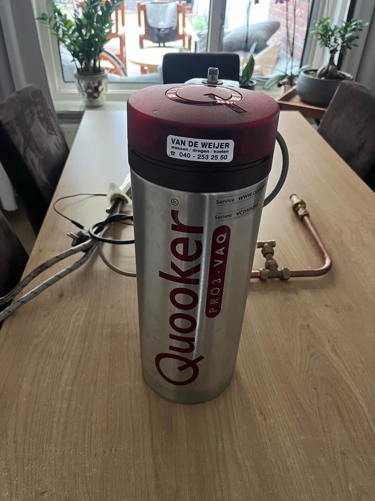 Quooker PRO3-VAQ E 3L + Kraan, Ophalen of Verzenden, Gebruikt