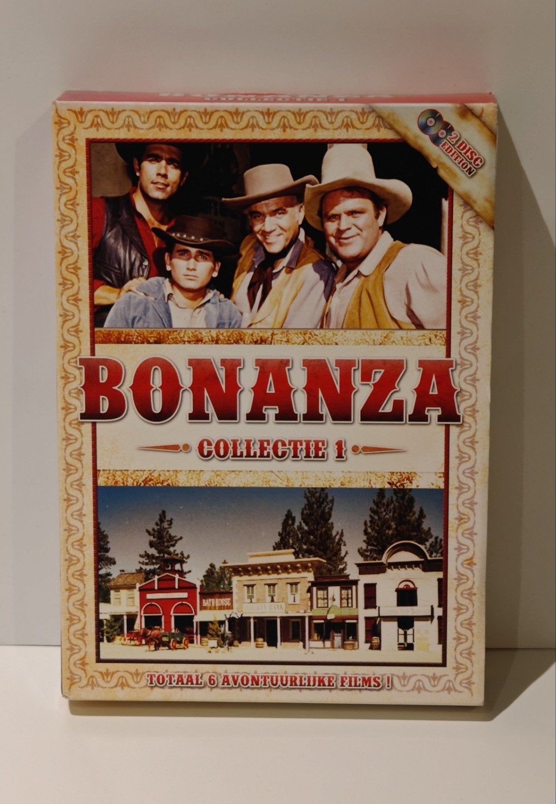 Bonanza Collectie 1 - 2 DVD Boxset (Western), Engels, Nederlands, Ophalen of Verzenden, Zo goed als nieuw