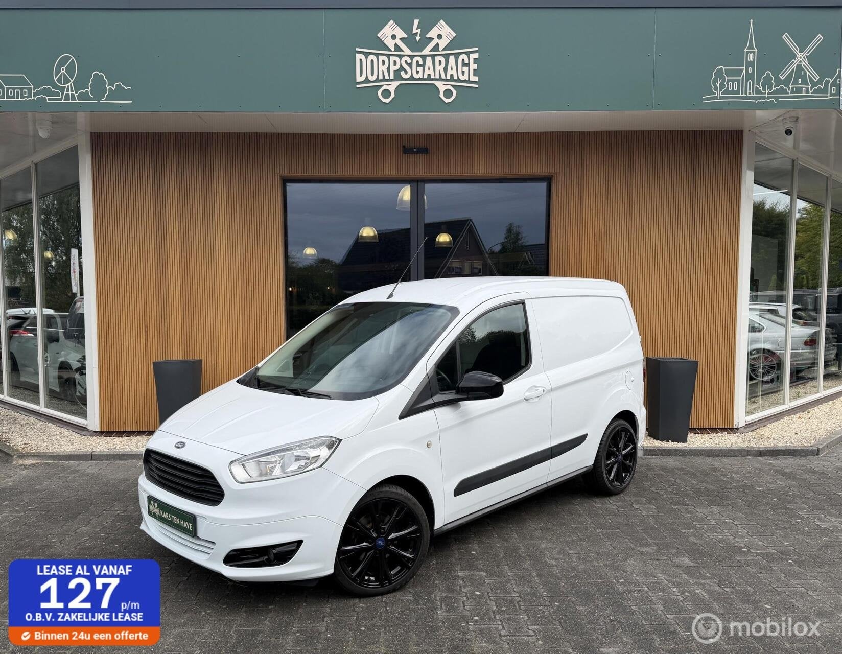 Ford Transit Courier 1.0|Motor gereviseerd|17” Hoogglans Z, Auto's, Gebruikt, Euro 6, Handgeschakeld, 2 stoelen
