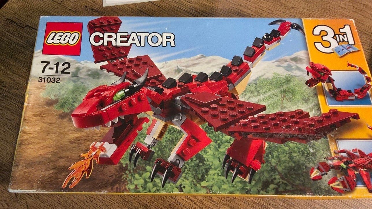 Zeldzame LEGO Creator 31032 Rode Draak (2015) NIEUW in doos, Lego, Nieuw, Ophalen of Verzenden, Ongeopend/sealed
