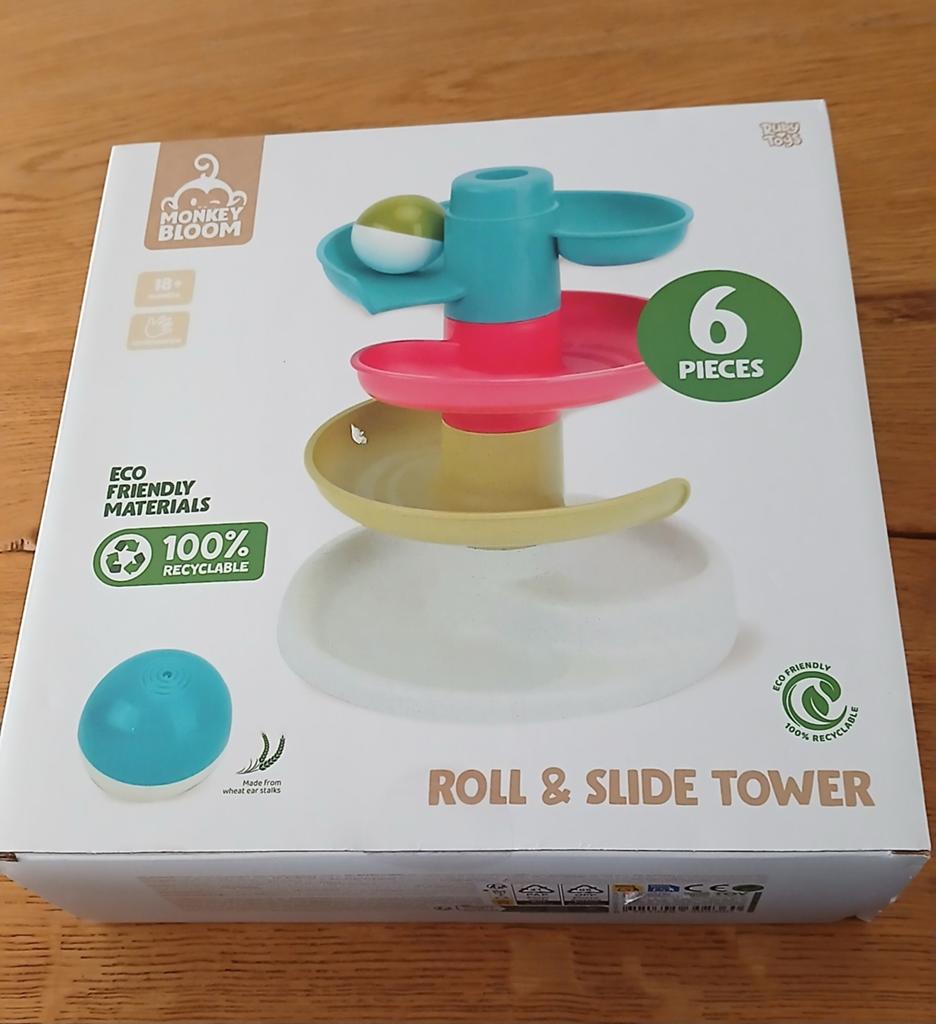 Monkey Bloom Roll & Slide Tower - Eco, Ophalen of Verzenden, Nieuw