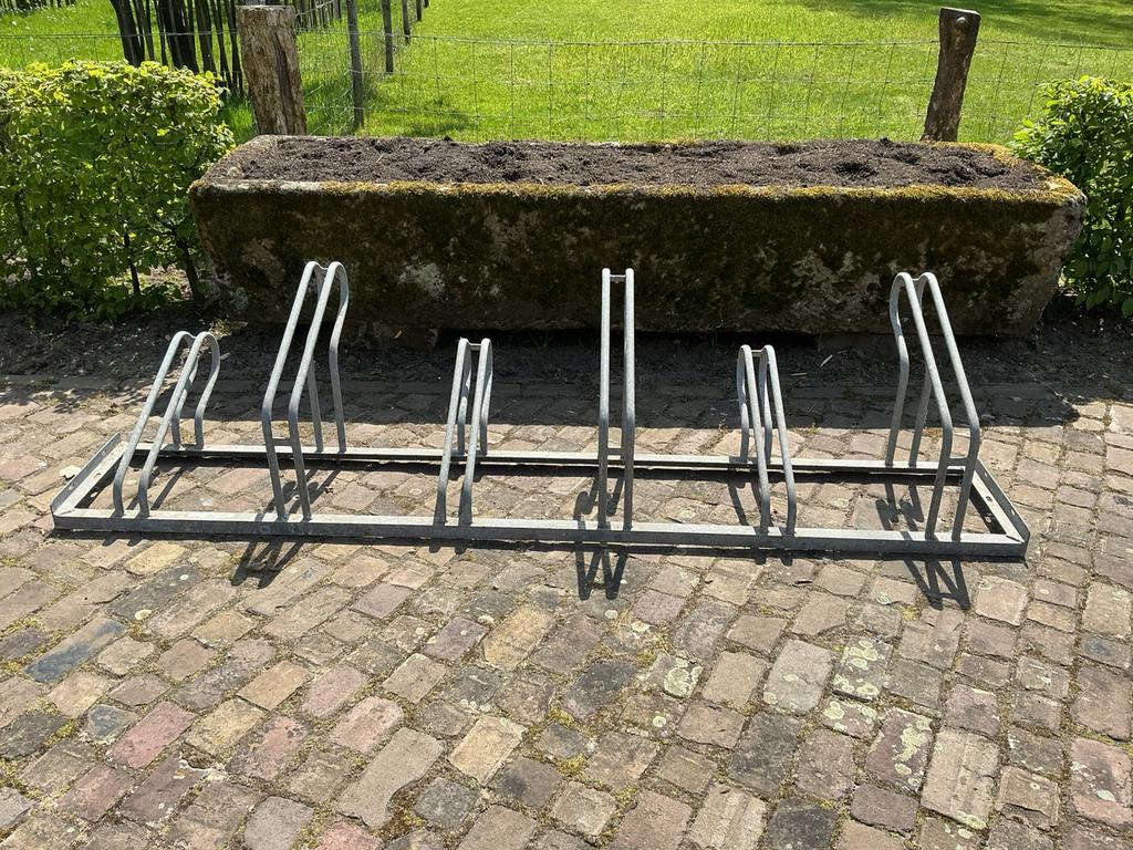 Fietsenrek voor 6 fietsen, Ophalen, Gebruikt