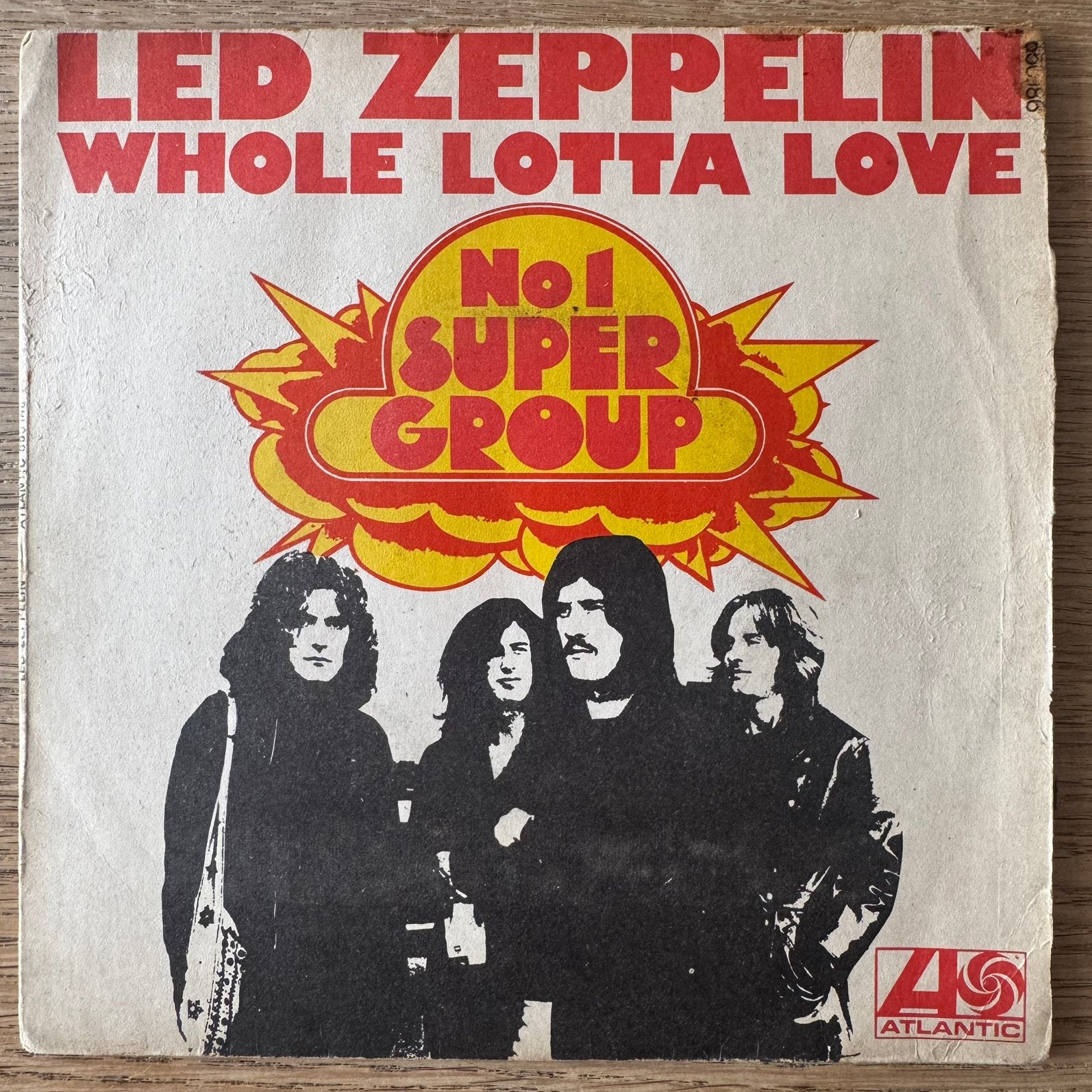 Led Zeppelin Whole Lotta Love 7” vinyl single 1969 France, Cd's en Dvd's, Vinyl Singles, Gebruikt, Fotohoes, 7 inch, Ophalen of Verzenden