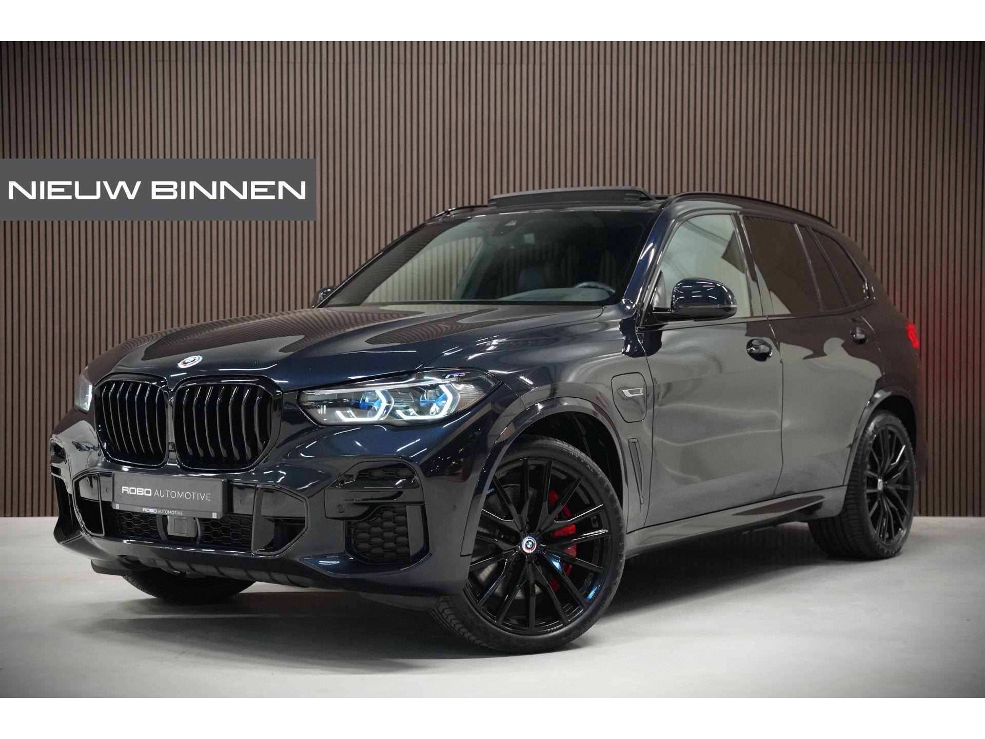 BMW X5 xDrive45e High Executive M Sport | Panoramadak | Head, Auto's, Gebruikt, 394 pk, Zwart, Leder