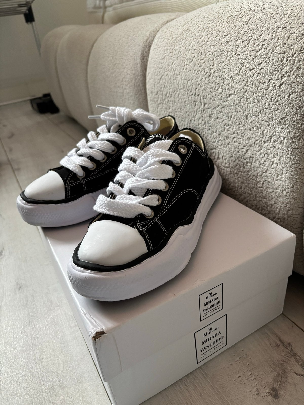Maison Mihara Yasuhiro sneakers - Maat 39 (valt groot!), Verzenden, Nieuw, Zwart, Sneakers of Gympen