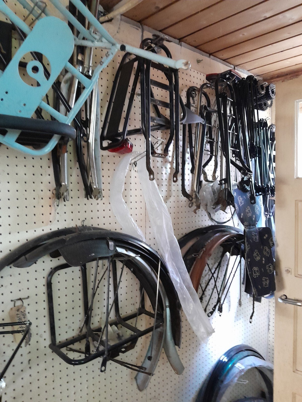Partij fiets onderdelen wegens stoppen, Ophalen of Verzenden, Nieuw, Overige typen, Overige materialen