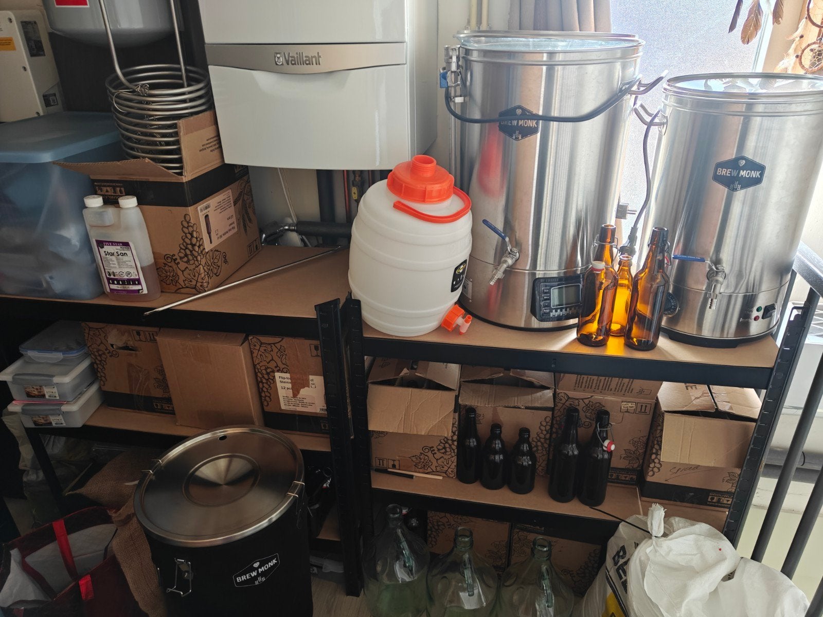 Complete Brouwinstallatie: Brew Monk & Accessoires, Ophalen, Gebruikt