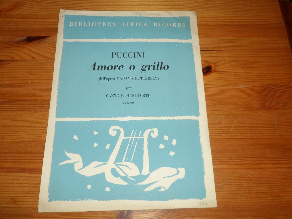 G. Puccini - madame butterfly / tosca / la boheme, Muziek en Instrumenten, Bladmuziek, Zang, Gebruikt, Klassiek, Ophalen of Verzenden