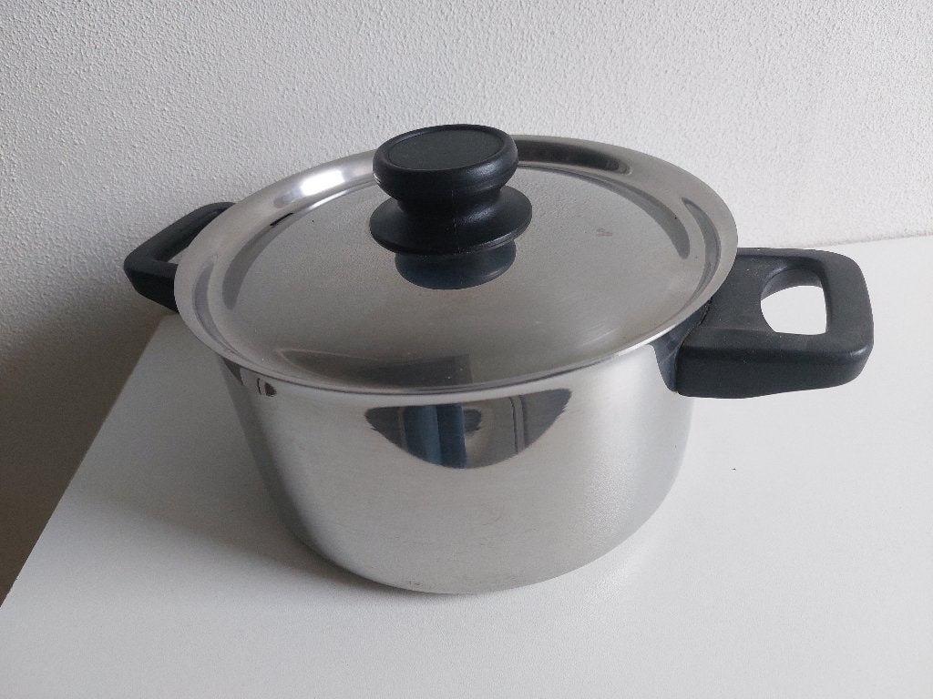 Kookpan (2,5 liter), Gebruikt, Ophalen of Verzenden, Rvs, Overige merken