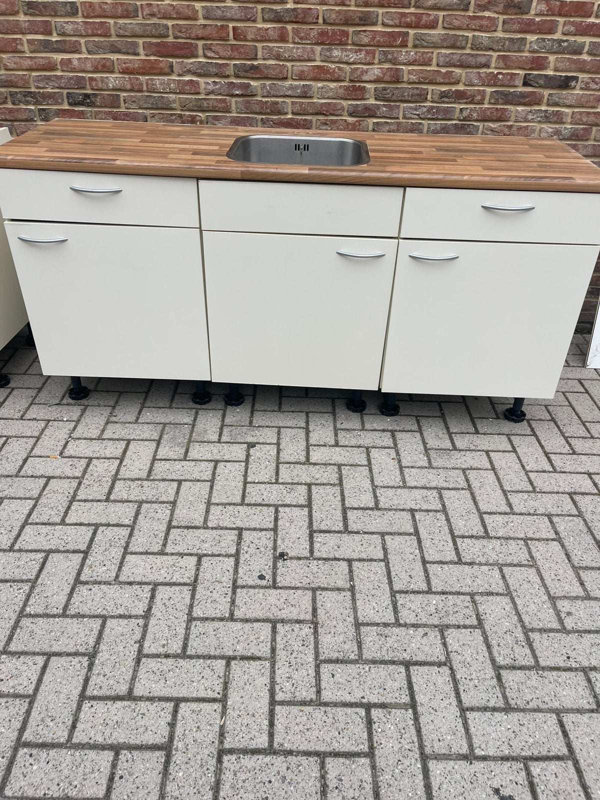 Keukenblokje, Huis en Inrichting, Ophalen, Gebruikt, Enkelwandige keuken