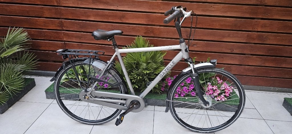 Gazelle Paris C7+ Herenfiets, Ophalen, Versnellingen, Zo goed als nieuw, 57 tot 61 cm