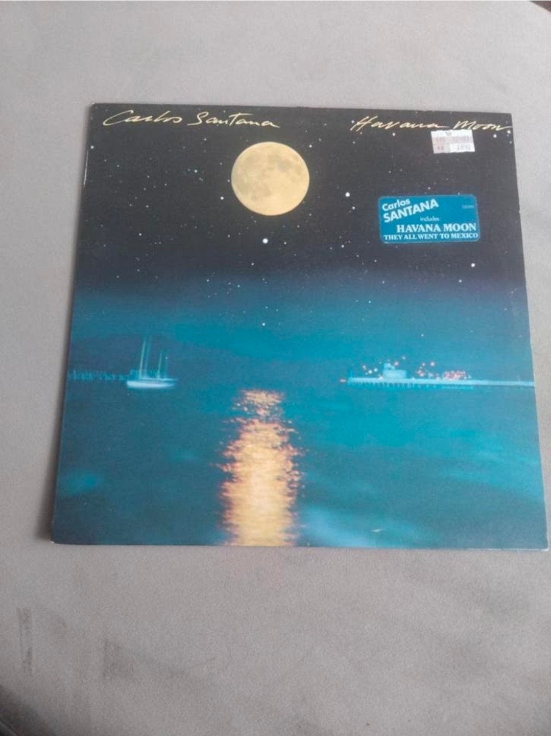 Carlos Santana havana moon lp vinyl Prijs €2, Ophalen of Verzenden, LP