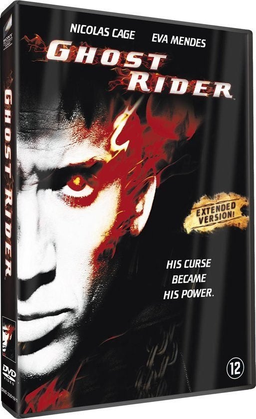 DVD GHOST RIDER NICOLAS CAGE EVA MENDES, Alle leeftijden, Verzenden, Zo goed als nieuw, Overige genres