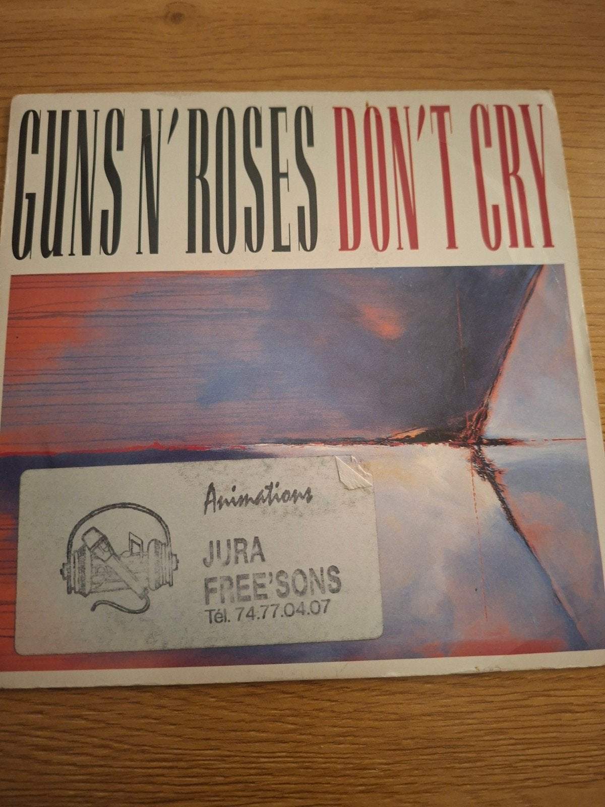 Guns N' Roses - Don't Cry (Single Vinyl), Gebruikt, Fotohoes, 7 inch, Ophalen of Verzenden