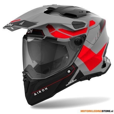 Airoh Commander 2 Reveal Adventure helm, Zwart-Grijs, Ophalen of Verzenden, Nieuw met kaartje