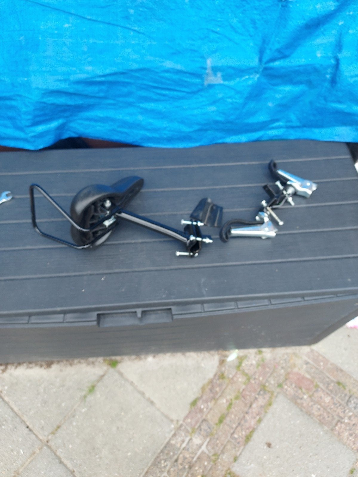 Fiets zadel voor op de stang, Ophalen, Zo goed als nieuw