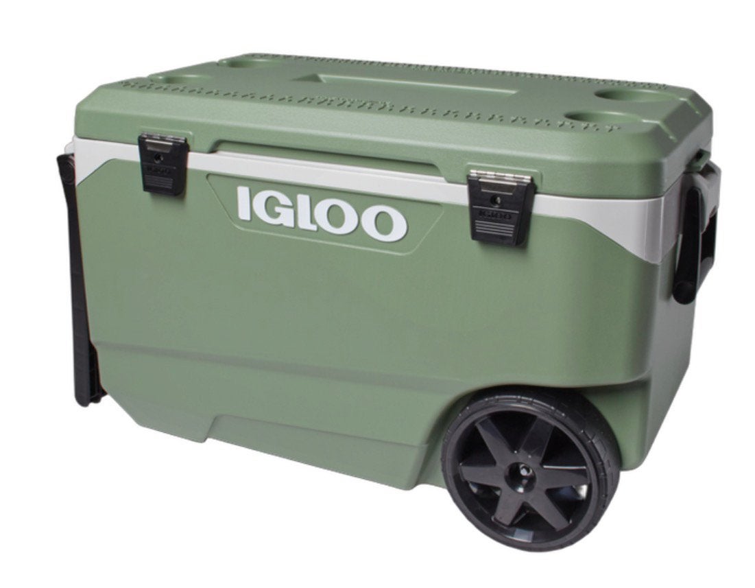 IGLOO 85 Liter Koelbox op wielen (voor 137+ blikjes) NIEUW!, Ophalen of Verzenden, Zo goed als nieuw, Koelelement