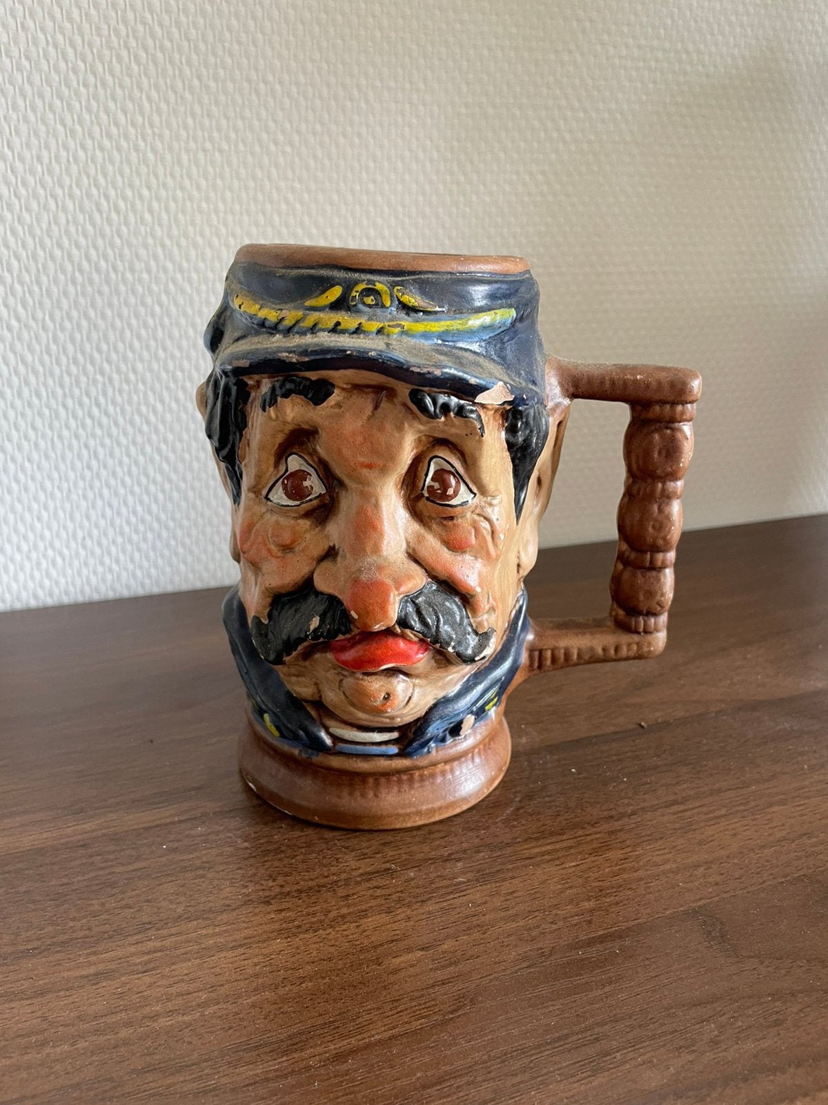 Bier pul met kapitein gezicht, Ophalen of Verzenden