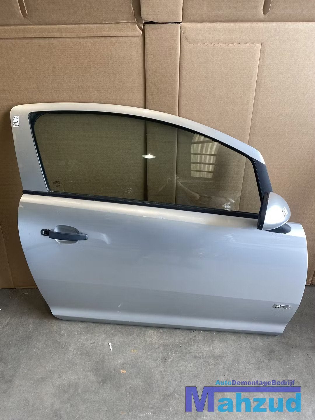 OPEL CORSA D Grijs Z157 Rechts rechter deur portier 3 deurs, Gebruikt, Deur, Opel Automobile GmbH, Ophalen of Verzenden