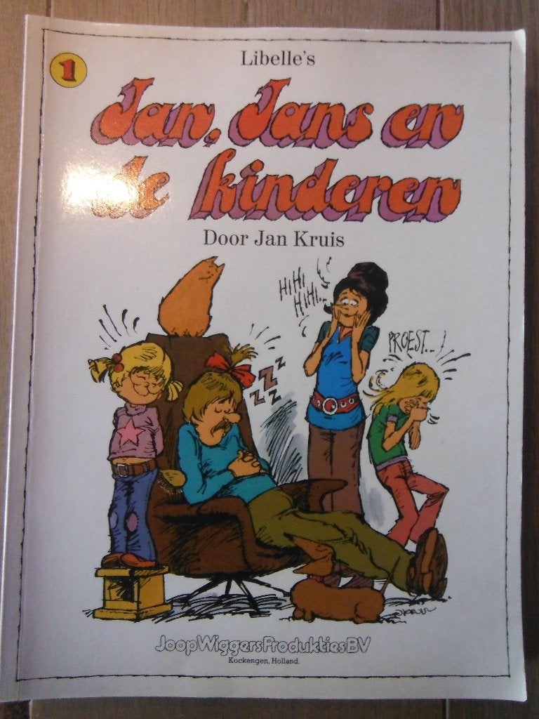 Jan, Jans en de kinderen. Nr 1,2,3,4,6,7,8., Meerdere stripboeken, Ophalen of Verzenden, Gelezen