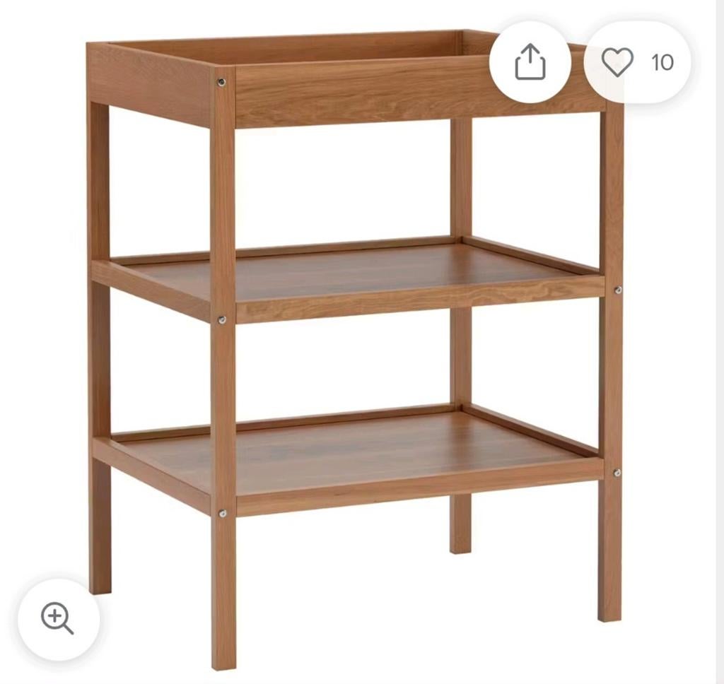 Woodies verschoontafel + wieg + matrasje, Kinderen en Baby's, Babywiegjes en Ledikanten, Ophalen, Wieg
