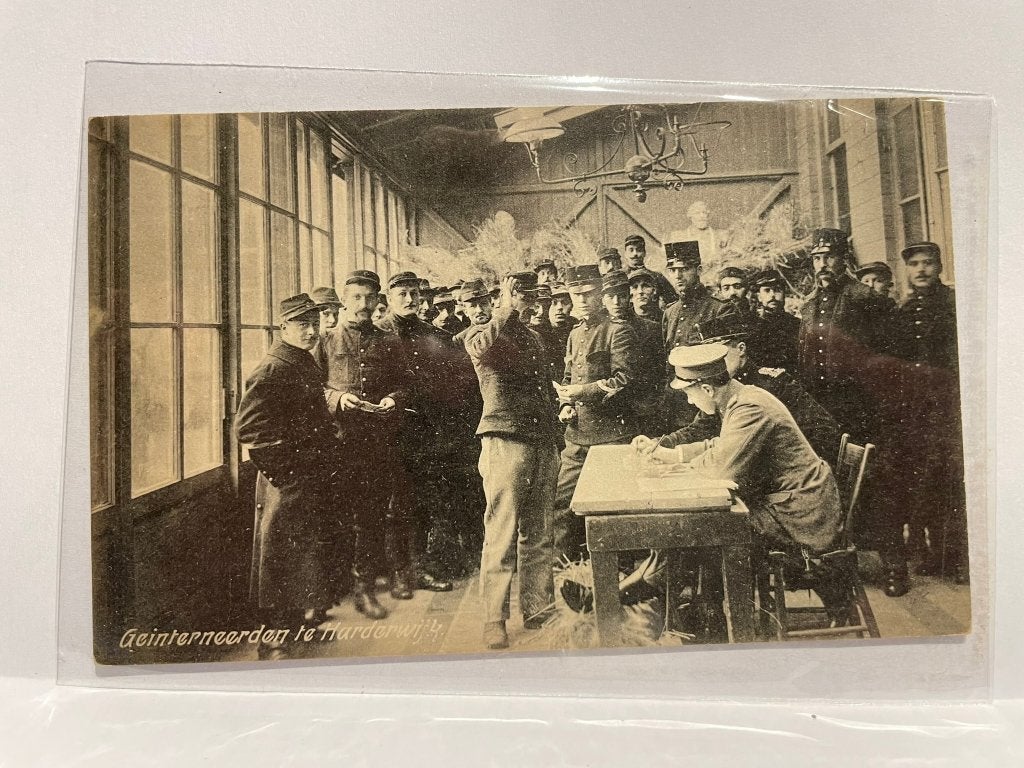Harderwijk - Geinterneerden te Harderwijk, Verzenden, 1920 tot 1940, Ongelopen, Gelderland