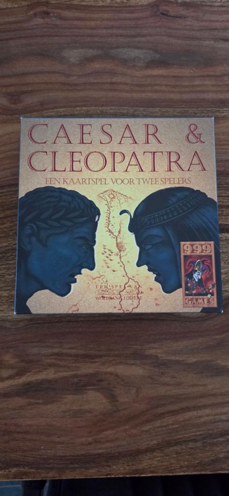 Caesar & Cleopatra Kaartspel - Strategisch Duel, Een of twee spelers, Ophalen, Zo goed als nieuw, 999 Games
