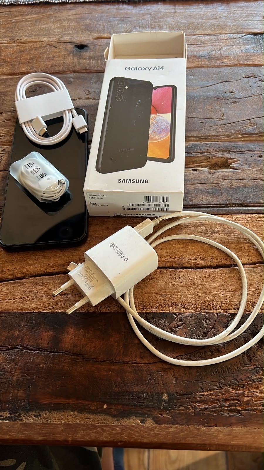 Samsung Galaxy A14 128GB - Goede staat, compleet!, Ophalen, Gebruikt, Zwart, Touchscreen