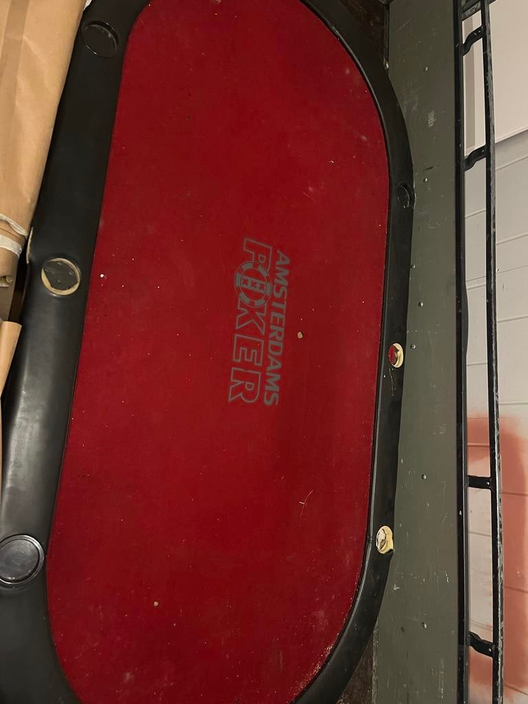 2x Pokertafel - Amsterdams Poker 210x110cm, Vijf spelers of meer, Ophalen, Gebruikt