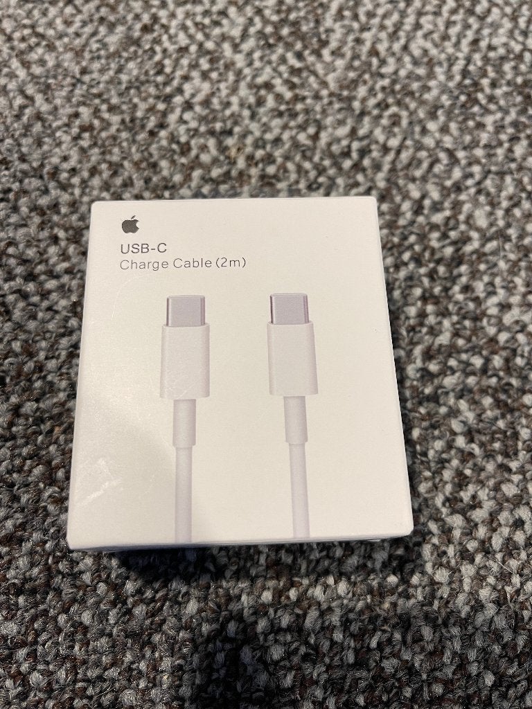 Originele Apple laadkabel USB-C to USB-C 2M, Telecommunicatie, Mobiele telefoons | Telefoon-opladers, USB-C, Verzenden, Nieuw