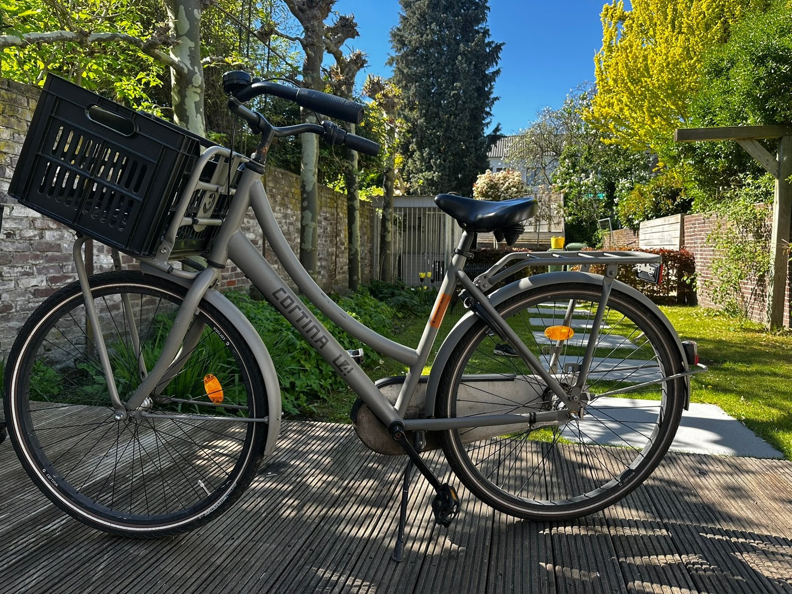 Fijne cortina U4 transport meisjesfiets 26 inch, Fietsen en Brommers, Fietsen | Meisjes, Terugtraprem, Gebruikt, Versnellingen