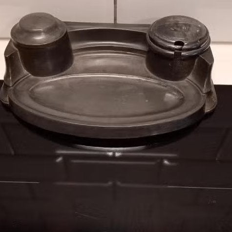 Zwaar metalen/messing? Inktstel, Ophalen of Verzenden