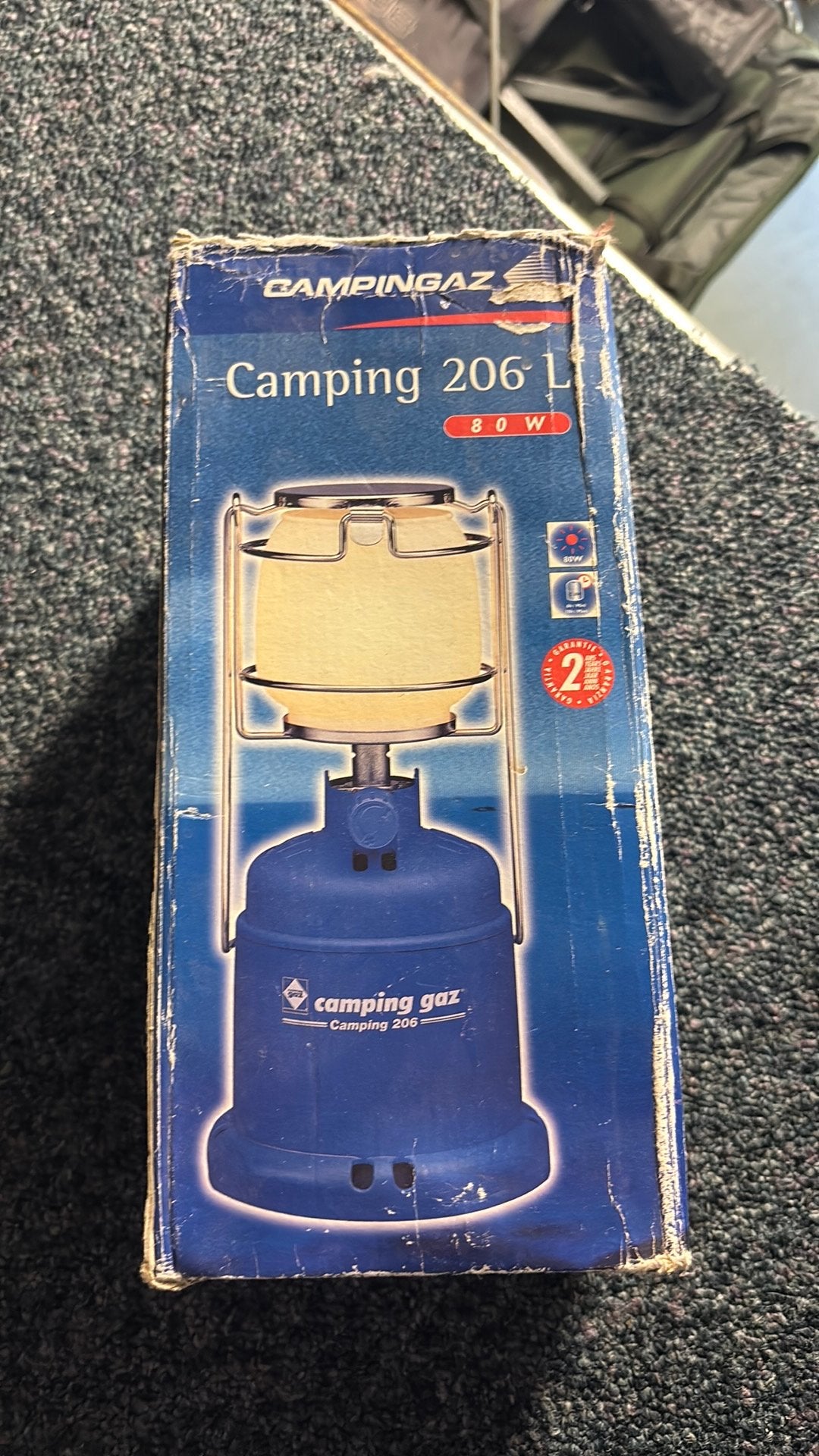 Camping gaz gaslamp, Ophalen of Verzenden, Gebruikt