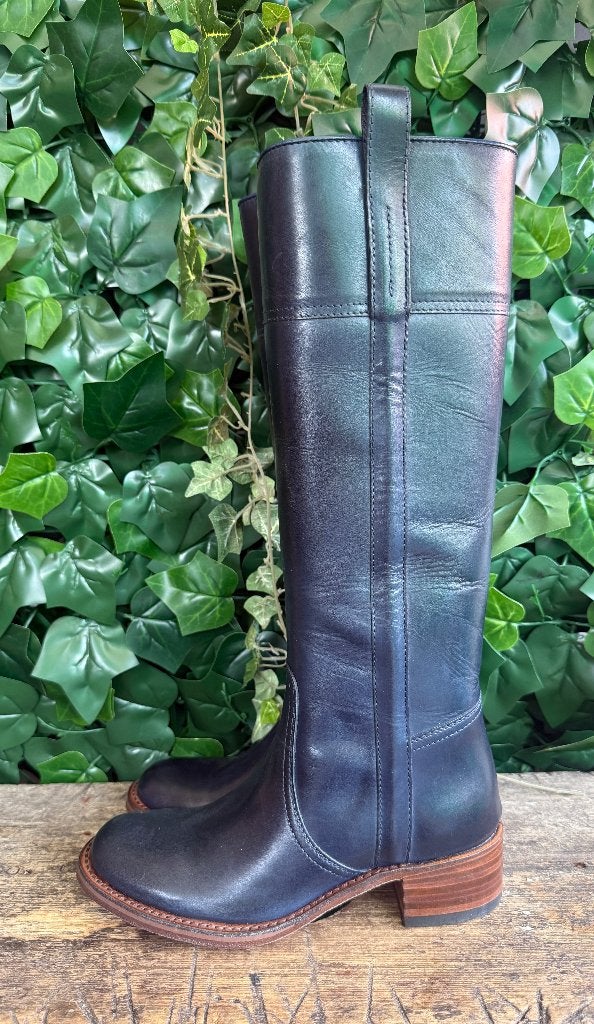 Prachtige hoge leren laarzen van Sendra , maat 38