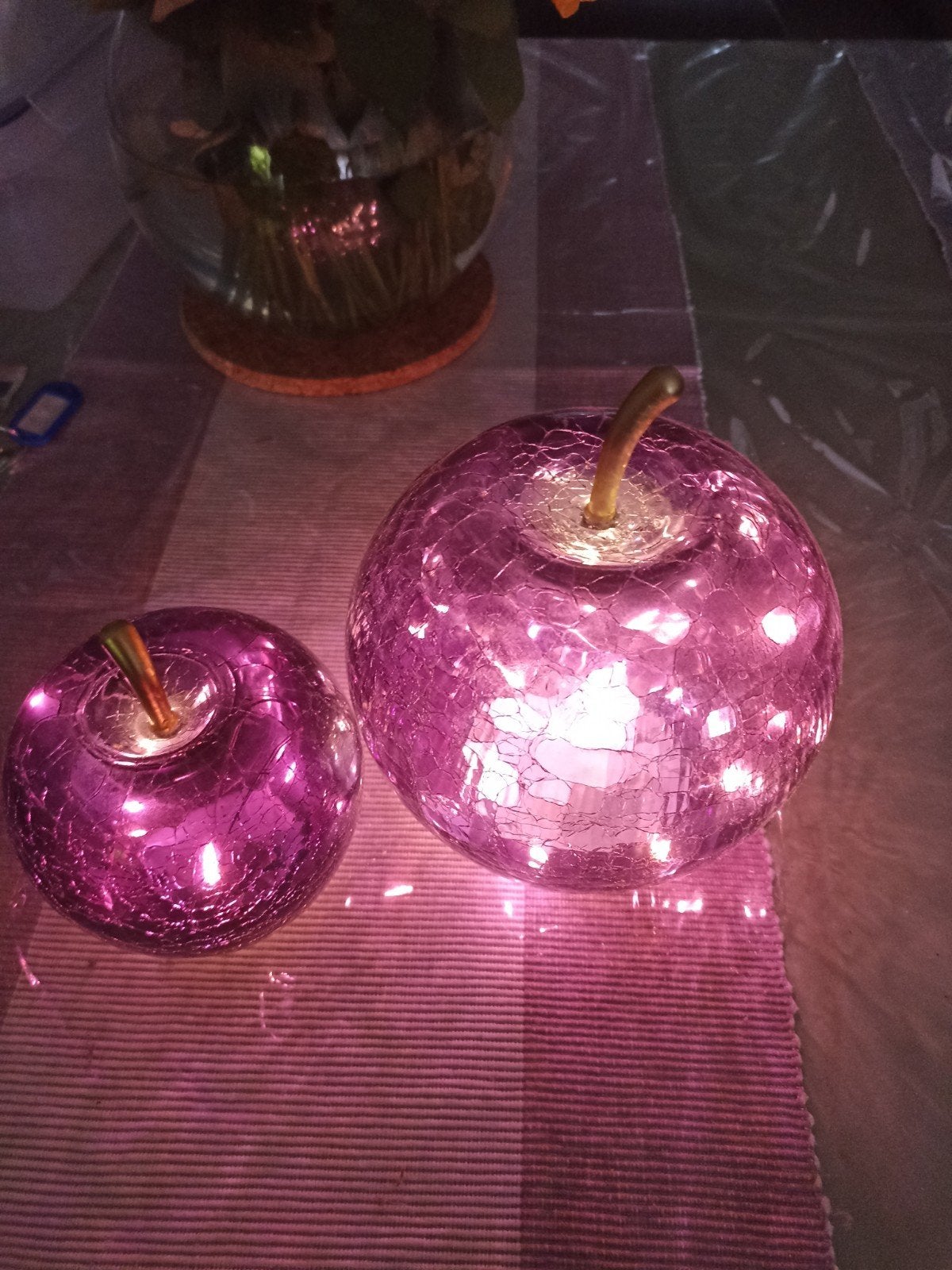 mooie dekoappels met verlichting, Ophalen of Verzenden, Zo goed als nieuw