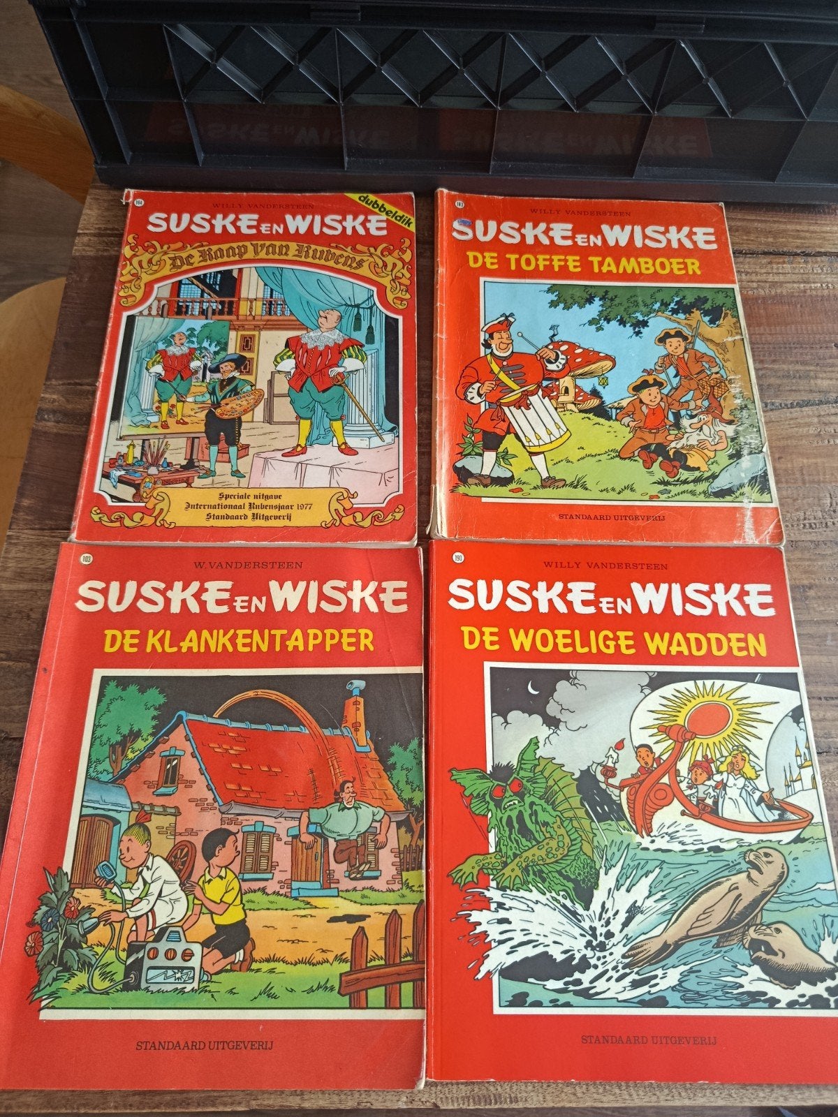 4 Suske en Wiske stripboeken - diverse titels, Boeken, Ophalen of Verzenden