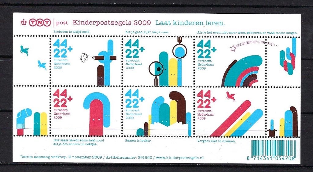 NVPH Blok 2683 (Kinderzegels) Postfris, Ophalen of Verzenden, Na 1940, Postfris
