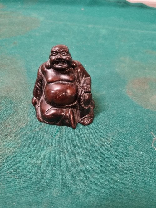 boeddha beeld sculptuur  vintage steen, Ophalen of Verzenden