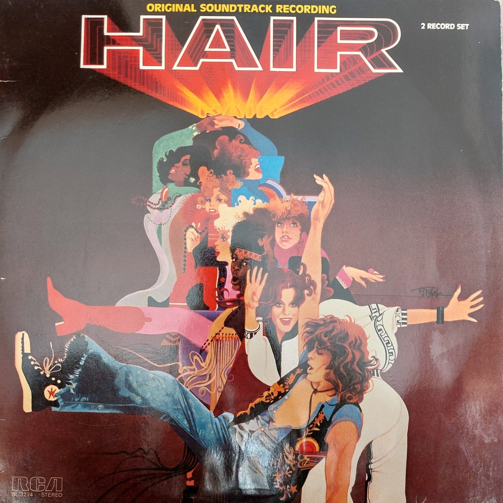 2LP Galt MacDermot - Hair (Original Soundtrack Recording), Cd's en Dvd's, Vinyl | Filmmuziek en Soundtracks, Gebruikt, Ophalen of Verzenden