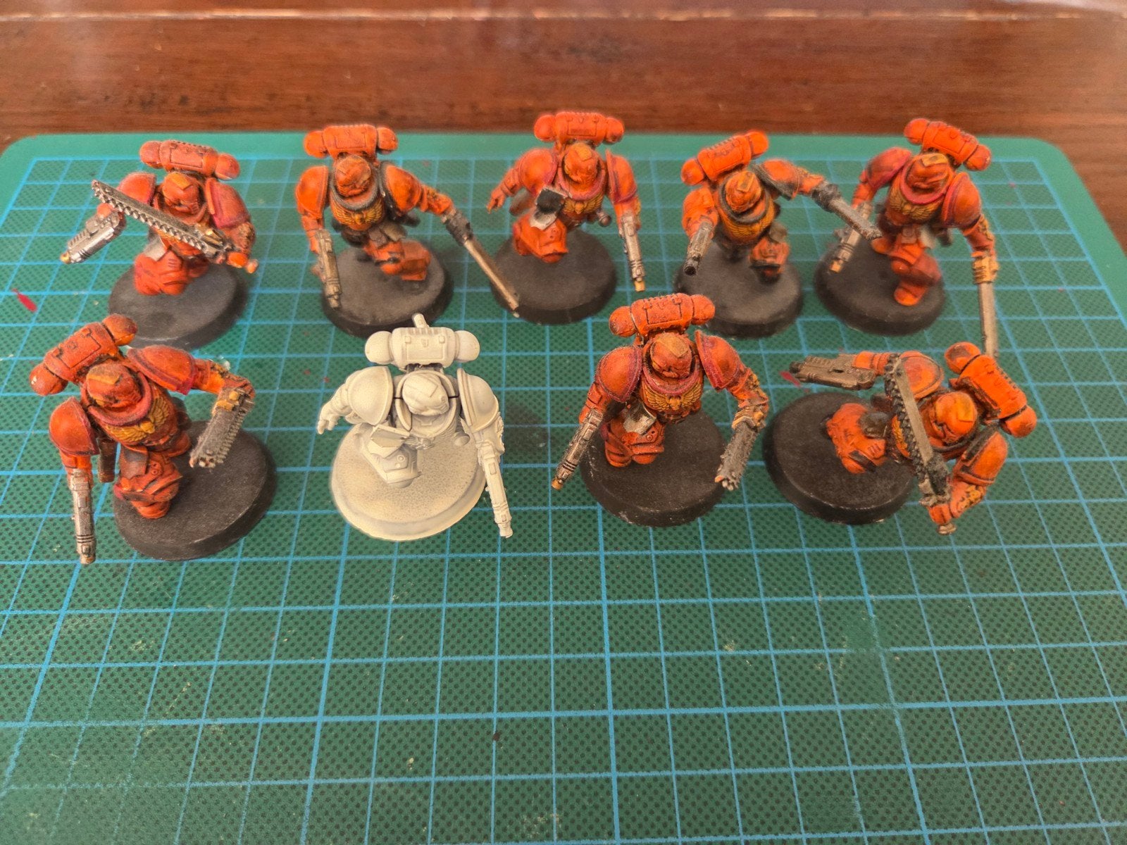 9 Assault Intercessors, Hobby en Vrije tijd, Wargaming, Ophalen of Verzenden, Zo goed als nieuw, Warhammer 40000