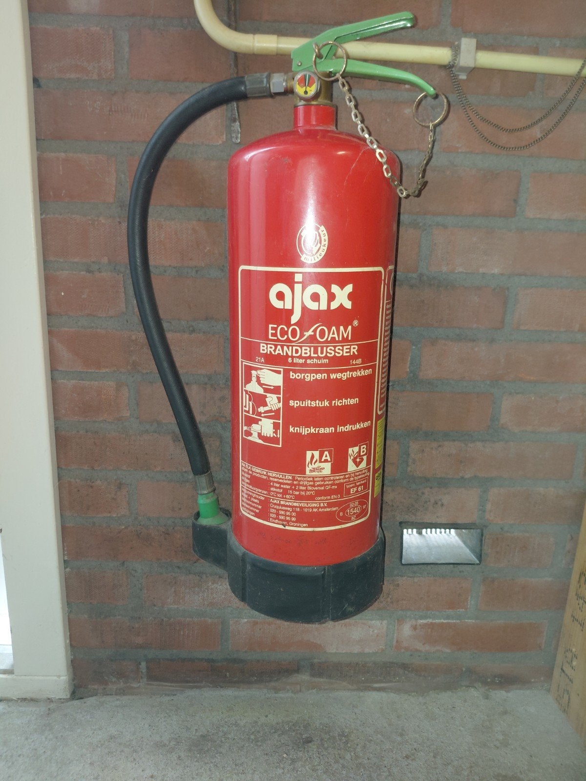 Ajax ECO-FOAM Brandblusser met Blusdeken, Ophalen, Gebruikt, Brandblusser