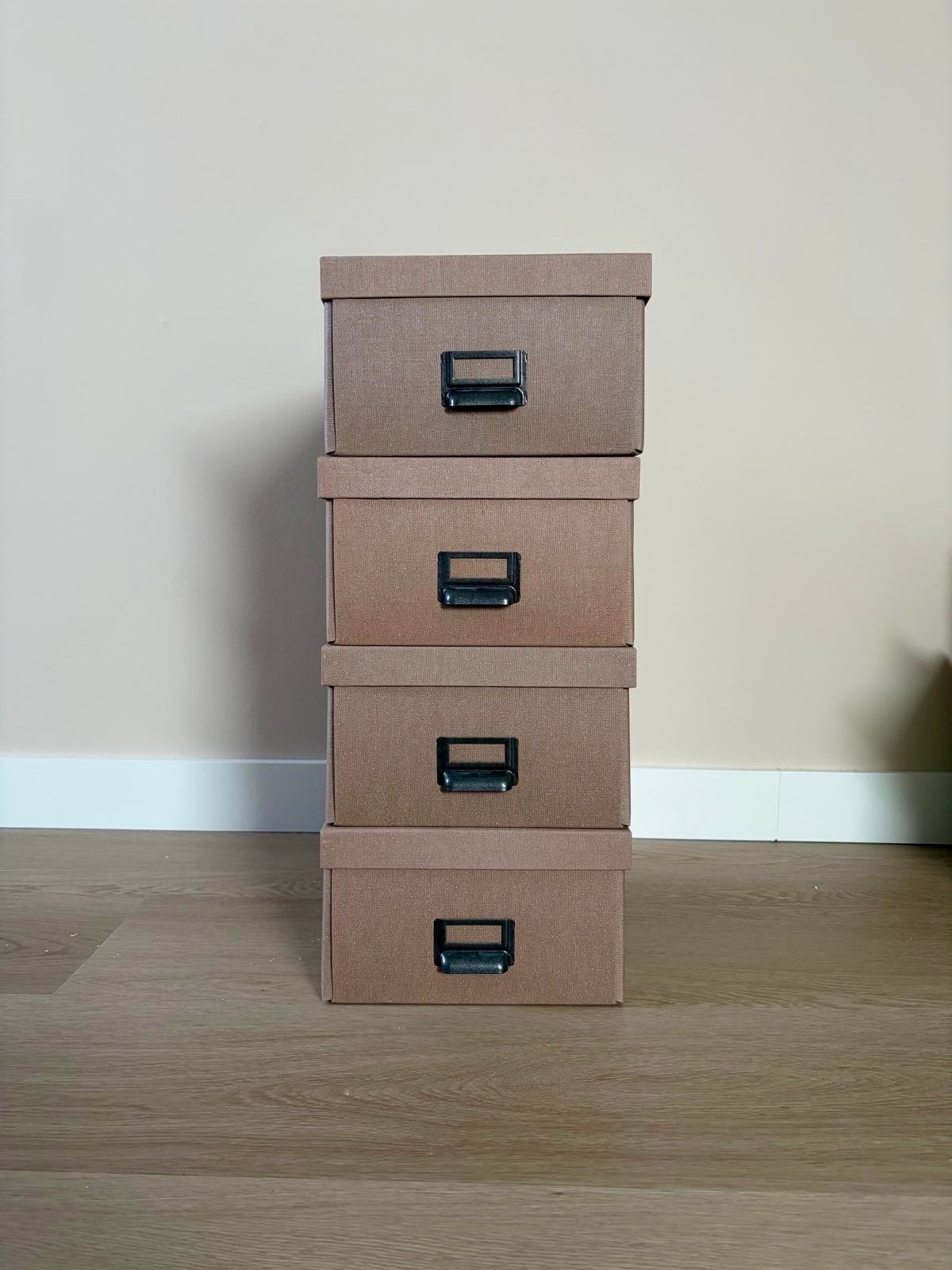 IKEA Opbergdozen met deksel - Set van 4, Ophalen, Gebruikt