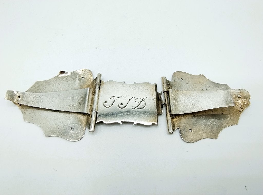 Zilveren bijbelslot, ca. 1870, Verzenden, Zilver
