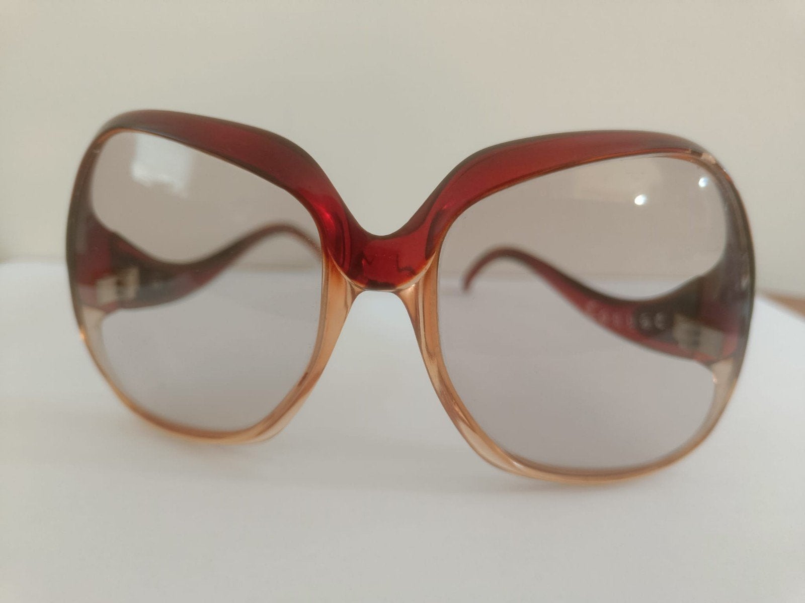 Vintage 70s oversized bril - Coryse Salome, Ophalen of Verzenden, Bril, Overige merken