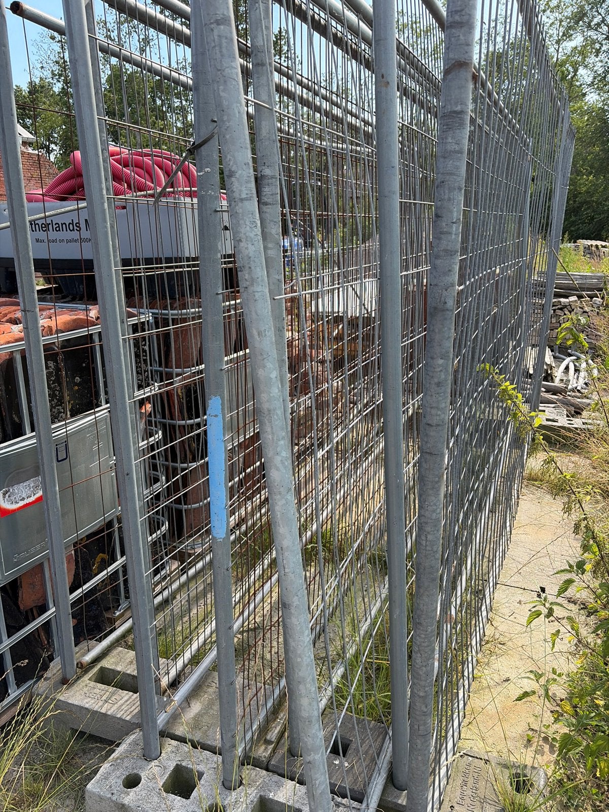 12 Bouwhekken met betonvoeten, Ophalen, Gebruikt, Overige typen, 2 tot 5 meter